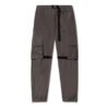 Pantalones cargo de poliéster con rayas diagonales «Gris oscuro»
