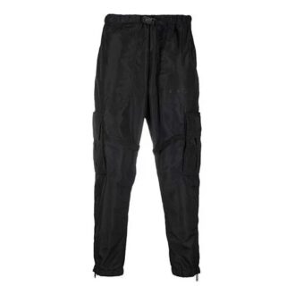 Pantalones cargo funcionales de color liso para hombre Off-White FW21, negros