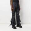 Pantalones cargo informales con estampado SS21, versión negra