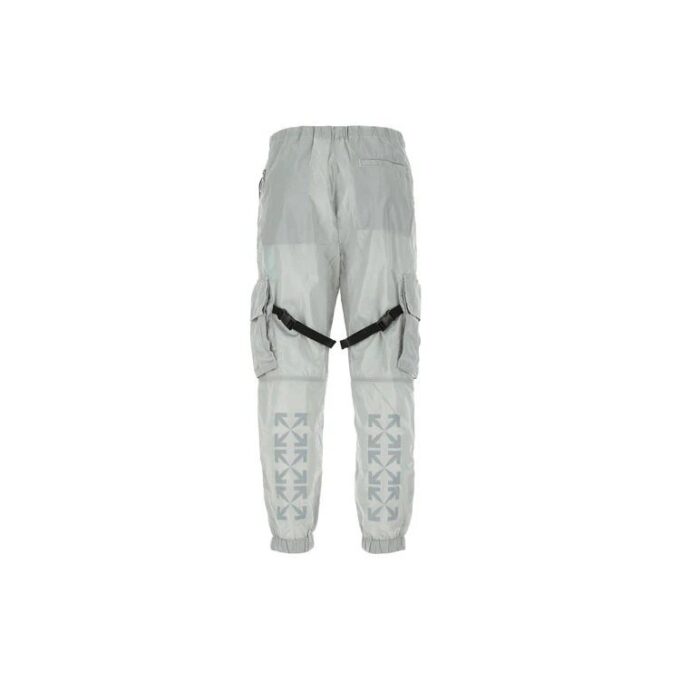 Pantalones cargo informales con múltiples bolsillos para la temporada primavera-verano 2021, color gris