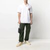 Pantalones cargo rectos laterales SS21, versión verde