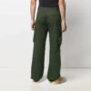 Pantalones cargo rectos laterales SS21, versión verde