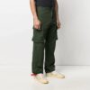 Pantalones cargo rectos laterales SS21, versión verde