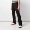 Pantalones casuales con logotipo, versión ajustada, negros