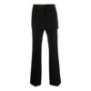 Pantalones casuales de corte holgado a juego de la colección SS21, color liso, negro