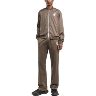Pantalones casuales holgados rectos de la colección primavera-verano 2022 «Marrón»