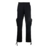Pantalones casuales Off-White para hombre FW21 Arrow Cargo, corte holgado, negros