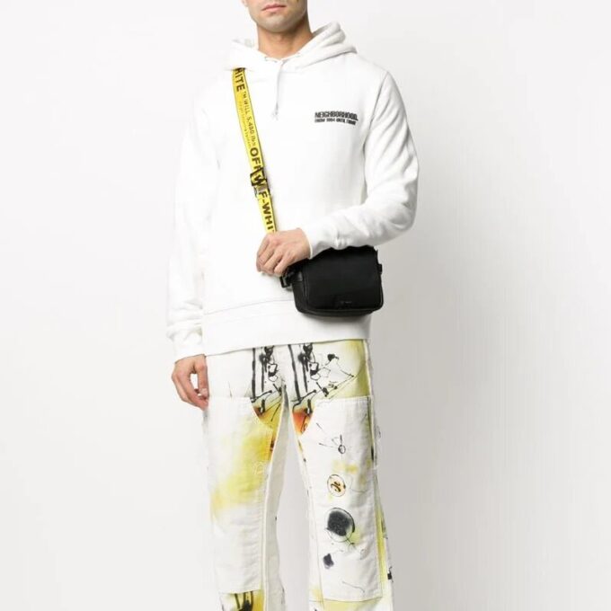 Pantalones casuales rectos con estampado para hombre de Off-White, temporada primavera-verano 2022, corte holgado