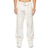Pantalones casuales rectos de color liso para hombre Off-White SS22, blancos
