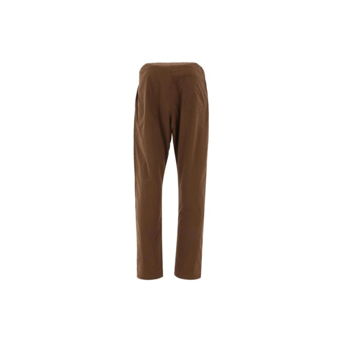 Pantalones casuales rectos de color liso SS22, versión estándar, marrón