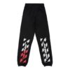Pantalones con estampado de logotipo a rayas SS19