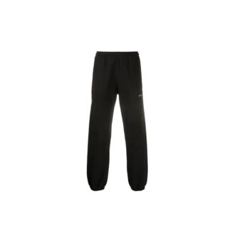 Pantalones con estampado de logotipo FW20 para hombre, negros