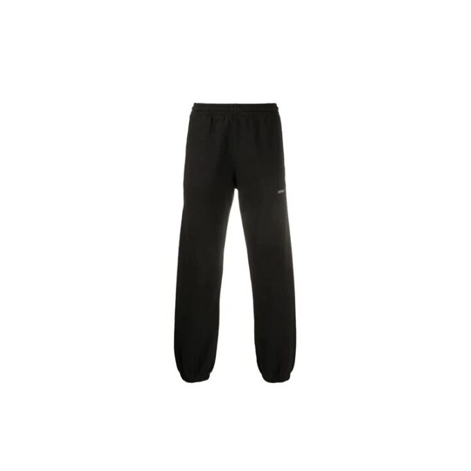 Pantalones con estampado de logotipo FW20 para hombre, negros