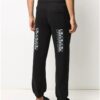 Pantalones con estampado de logotipo FW20 para hombre, negros