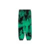 Pantalones con estampado tie-dye para hombre, temporada primavera-verano 2020, color verde