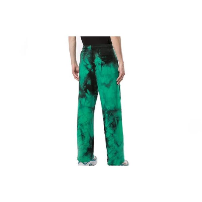 Pantalones con estampado tie-dye para hombre, temporada primavera-verano 2020, color verde