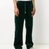 Pantalones con parche con el logotipo FW20 y efecto terciopelo