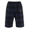 Pantalones Cortos a cuadros con estampado de flechas SS22, azul