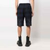 Pantalones Cortos a cuadros con estampado de flechas SS22, azul
