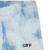 Pantalones Cortos acanalados con efecto tie-dye Off Stamp