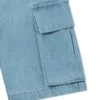 Pantalones Cortos Cargo con bocetos diagonales