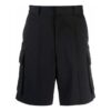 Pantalones Cortos cargo de color liso SS21, negros