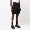 Pantalones Cortos cargo de color liso SS21, negros