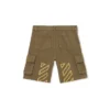 Pantalones Cortos Cargo Diagonales con parche del logotipo