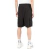 Pantalones Cortos casuales con cinturón de color liso SS22, negros