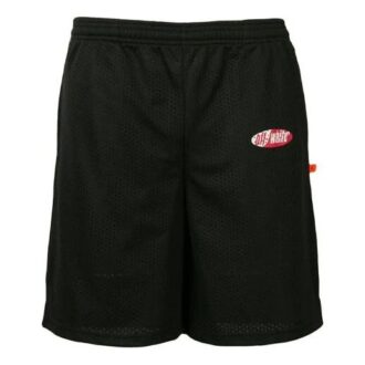 Pantalones Cortos con cintura elástica y estampado del logotipo, versión negra