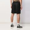 Pantalones Cortos con cintura elástica y estampado del logotipo, versión negra