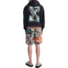 Pantalones Cortos con estampado completo de grafitis de la colección primavera-verano 2022, versión estándar, multicolor