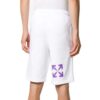 Pantalones Cortos con estampado de retratos, blancos