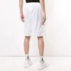 Pantalones Cortos con estampado y diseño calado, blancos