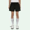 Pantalones Cortos con logotipo Off-White para hombre SS21, negros