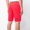 Pantalones Cortos de chándal con estampado de la Mona Lisa para hombre, color rojo