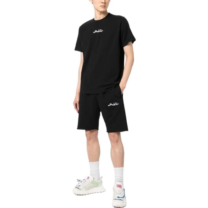 Pantalones Cortos de chándal con logotipo en letra cursiva