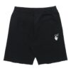 Pantalones Cortos de chándal con rayas diagonales SS21 para hombre, negros