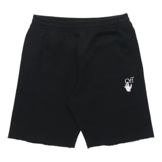Pantalones Cortos de chándal con rayas diagonales SS21 para hombre, negros