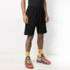 Pantalones Cortos de chándal con rayas diagonales SS21 para hombre, negros