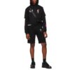 Pantalones cortos de chándal negros con estampado Diag de Virgil Abloh para hombre