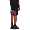Pantalones cortos de chándal negros con estampado Diag de Virgil Abloh para hombre
