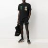 Pantalones Cortos de ciclismo de talle alto con letras sueltas para hombre Off-White SS21, negros