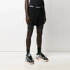 Pantalones Cortos de ciclismo de talle alto con letras sueltas para hombre Off-White SS21, negros