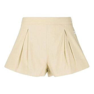 Pantalones Cortos de cintura baja Off-White SS20, color blanco roto