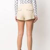 Pantalones Cortos de cintura baja Off-White SS20, color blanco roto