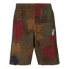 Pantalones Cortos de hombre con estampado de flechas y camuflaje de hojas FW20, color caqui/verde