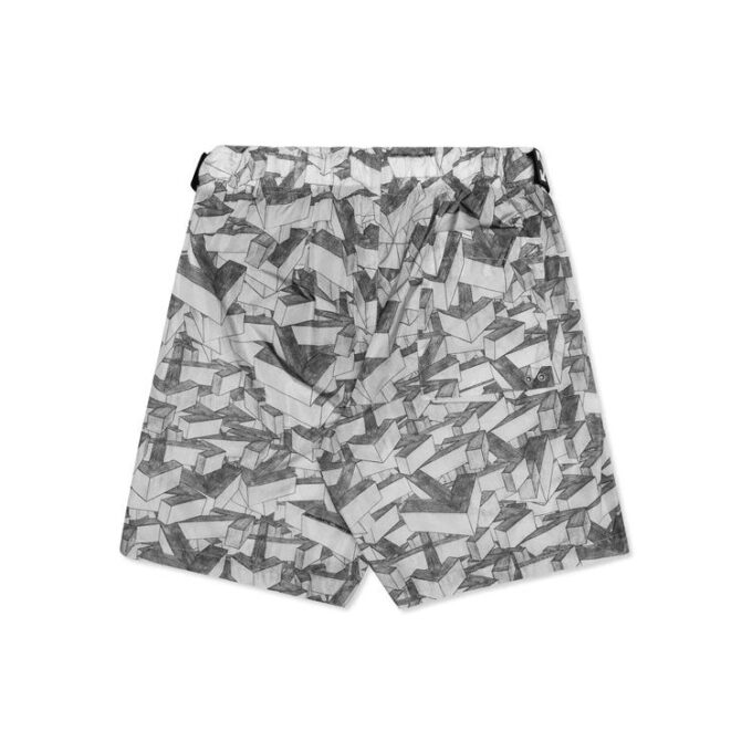 Pantalones Cortos de hombre Off-White con estampado de flechas, gris