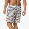 Pantalones Cortos de hombre Off-White con estampado de flechas, gris
