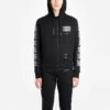 Pantalones cortos de hombre Virgil Abloh Industrial Slim con cremallera, negros
